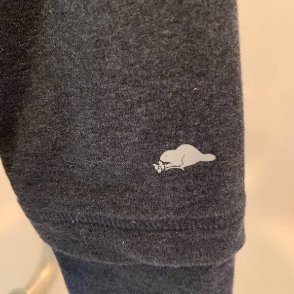 Roots Men's Medium Active Sweatshirt Grey Full Zip - Picture 3 of 5